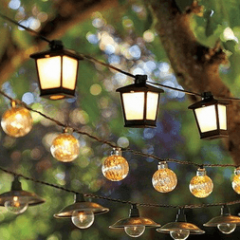 Originální nápady pro osvětlení letní chaty
