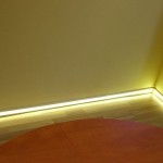 LED juostelių apšvietimo idėja