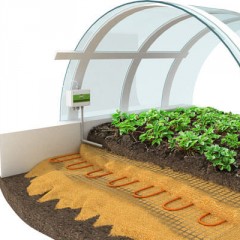 Modern methods of heating a greenhouse with electricity