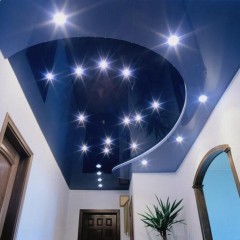 Choosing lights for a stretch ceiling