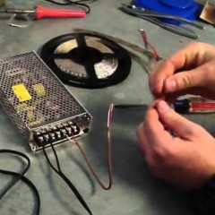 Podrobné pokyny pro připojení pásek LED