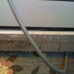 Why does the air conditioner drip into the room and what to do in this case?