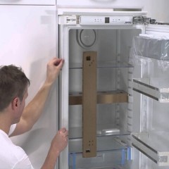 Pravidla pro instalaci vestavěné lednice v kuchyni