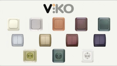 نظرة عامة على مآخذ ومفاتيح VIKO