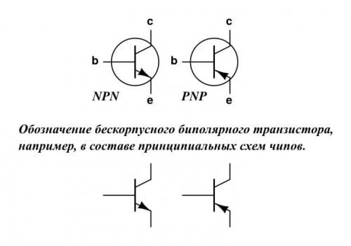Označení tranzistoru